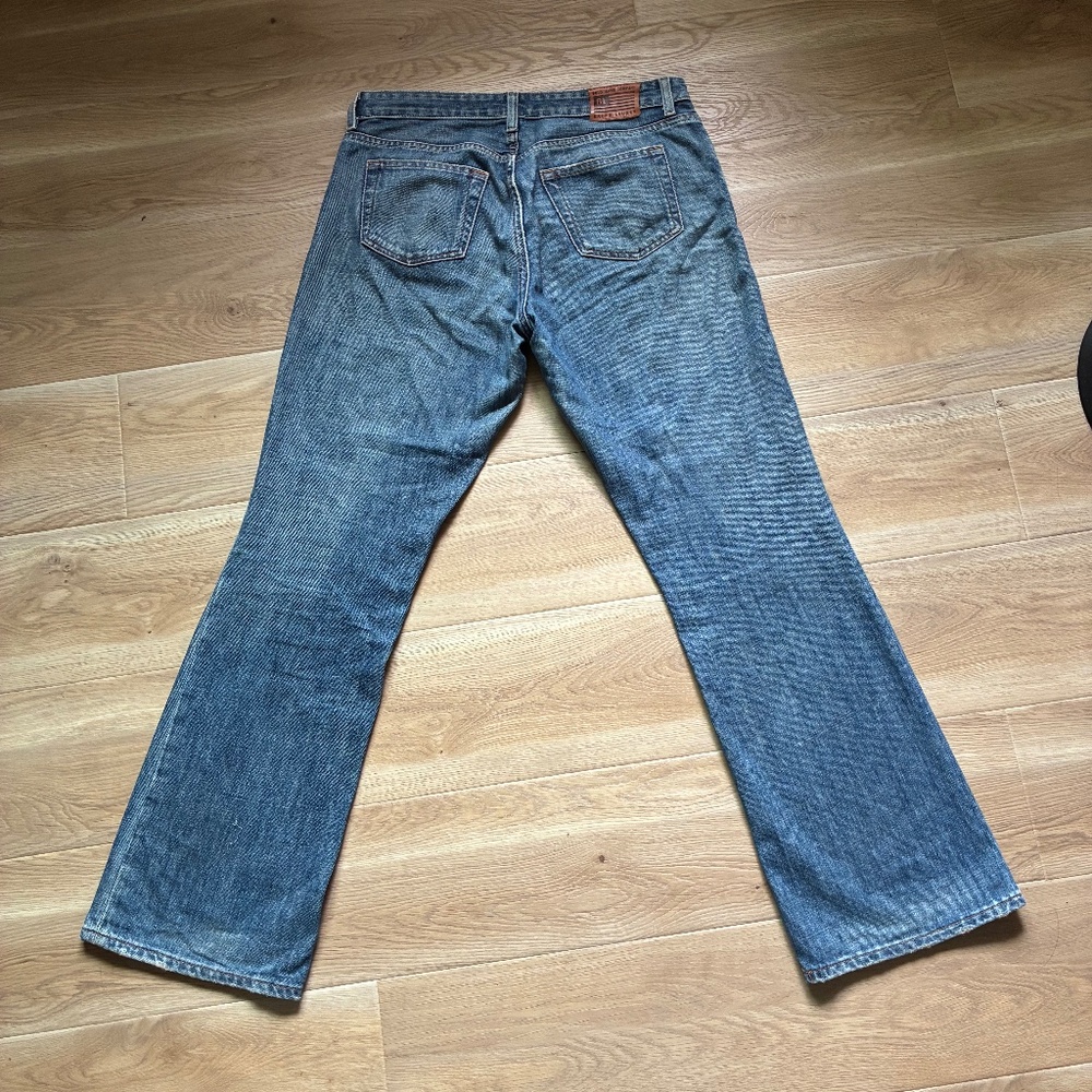 Y2K Polo Jeans Company Bootcut Denim Jeans Womens Size 10 32 Length Vintage Blue